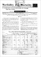 Morbidity and Mortality Weekly Report Vol 13 No 20 for Release May 22 1964