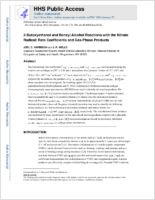2Butoxyethanol and Benzyl Alcohol Reactions with the Nitrate Radical Rate Coefficients and GasPhase Products