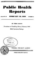 Public Health Reports  v 65 no 6  cover