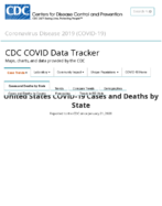 United States COVID19 cases and deaths by state reported to the CDC since January 21 2020 US COVID19 cases reported to the CDC in the last 7 days by stateterritory Sep 14 2020