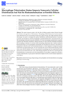 Macrophage Polarization Status Impacts Nanoceria Cellular Distribution but Not Its Biotransformation or Ferritin Effects
