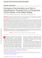 Workplace Discrimination and Risk of Hypertension Findings from a Prospective Cohort Study in the United States