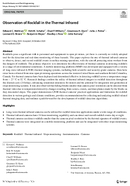 Observation of Rockfall in the Thermal Infrared