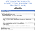 Meeting of the Advisory Committee on Immunization Practices ACIP June 23 2021 summary minutes