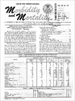 Morbidity and Mortality Weekly Report Vol 20 No 33 week ending August 21 1971
