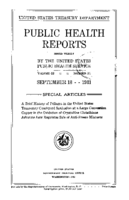 Public Health Reports  v 46 no 38  cover