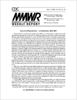 MMWR Morbidity and Mortality Weekly Report Vol 49 No 18 May 12 2000