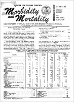 Morbidity and Mortality Weekly Report Vol 23 No 23 week ending June 8 1974