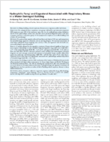 Hydrophilic Fungi and Ergosterol Associated with Respiratory Illness in a WaterDamaged Building