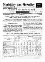 Morbidity and Mortality Weekly Report For release December 11 1959 Vol 8 No 48