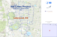 500 Cities Project Local Data for Better Health 2014 Lakewood Colorado