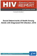 Social Determinants of Health Among Adults with Diagnosed HIV Infection 2018