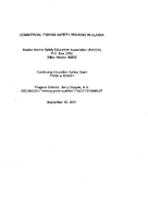 Commercial Fishing Safety Training in Alaska