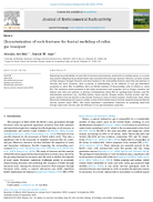 Characterization of Rock Fractures for Fractal Modeling of Radon Gas Transport
