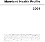 Maryland Health Profile 2001