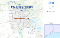 500 Cities Project Local Data for Better Health 2014 Beaumont TX