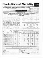 Morbidity and Mortality Weekly Report Vol 13 No 30 for Release July 31 1964