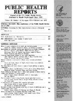 Public Health Rep  v 109 no 4  table of contents