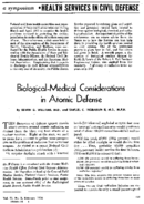 Health services in civil defense