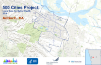 500 Cities Project Local Data for Better Health 2016 Antioch CA