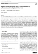 Effects of Natural and Synthetic Fibers in Turfgrass Horse Racing Surfaces as Characterized by Triaxial Shear Tests