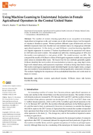 Using Machine Learning to Understand Injuries in Female Agricultural Operators in the Central United States