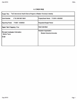 The Environmental Health Science Program at Western Kentucky University