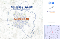500 Cities Project Local Data for Better Health 2014 Lexington KY