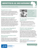 Hepatitisi B je uko hatarini Taarifa kwa Watu kutoka Afrika