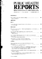 Public Health Rep  v 98 no 3  table of contents