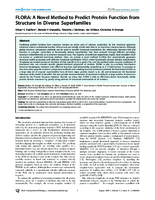 FLORA A Novel Method to Predict Protein Function from Structure in Diverse Superfamilies