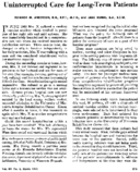 Uninterrupted care for longterm patients