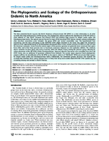 The Phylogenetics and Ecology of the Orthopoxviruses Endemic to North America