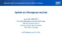 Update on chikungunya vaccines