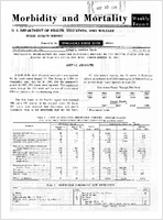 Morbidity and Mortality Weekly Report Vol 13 No 33 for Release August 21 1964
