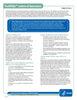ToxFAQs sobre el benceno  CAS 71432