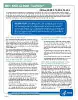 DDT DDE va DDD  ToxFAQsTM  CAS soa 50293 72559 72548