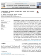 A Case Study of the Stability of a NonTypical Bleeder Entry System at a US Longwall Mine 2020