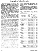 Geography of infant mortality