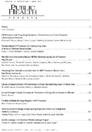 Public Health Reports  v 113 Suppl 1  table of contents