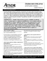 xido de etileno Ethylene oxide  CAS 75218