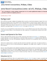 2019 Novel Coronavirus 2019nCoV Wuhan China updated January 27 2020