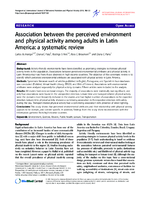 Association between the perceived environment and physical activity among adults in Latin America a systematic review
