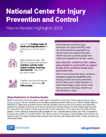 National Center for Injury Prevention and Control YearinReview Highlights 2024