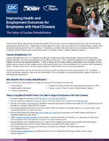 Million Hearts Improving Health and Employment Outcomes for Employees with Heart Disease The Value of Cardiac Rehabilitation