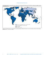Supplemental Map 1 Countries with Haemophilus Influenzae Type B Hib Vaccine in the National Immunization Program or Planned Introductions in 2016