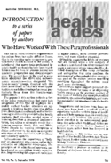 Health Aides Introduction To A Series Of Papers By Authors Who Have Worked With These Paraprofessionals