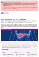 Teen newsletter July 2021  Hepatitis