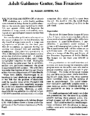 Adult guidance center San Francisco