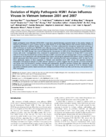 Evolution of Highly Pathogenic H5N1 Avian Influenza Viruses in Vietnam between 2001 and 2007
